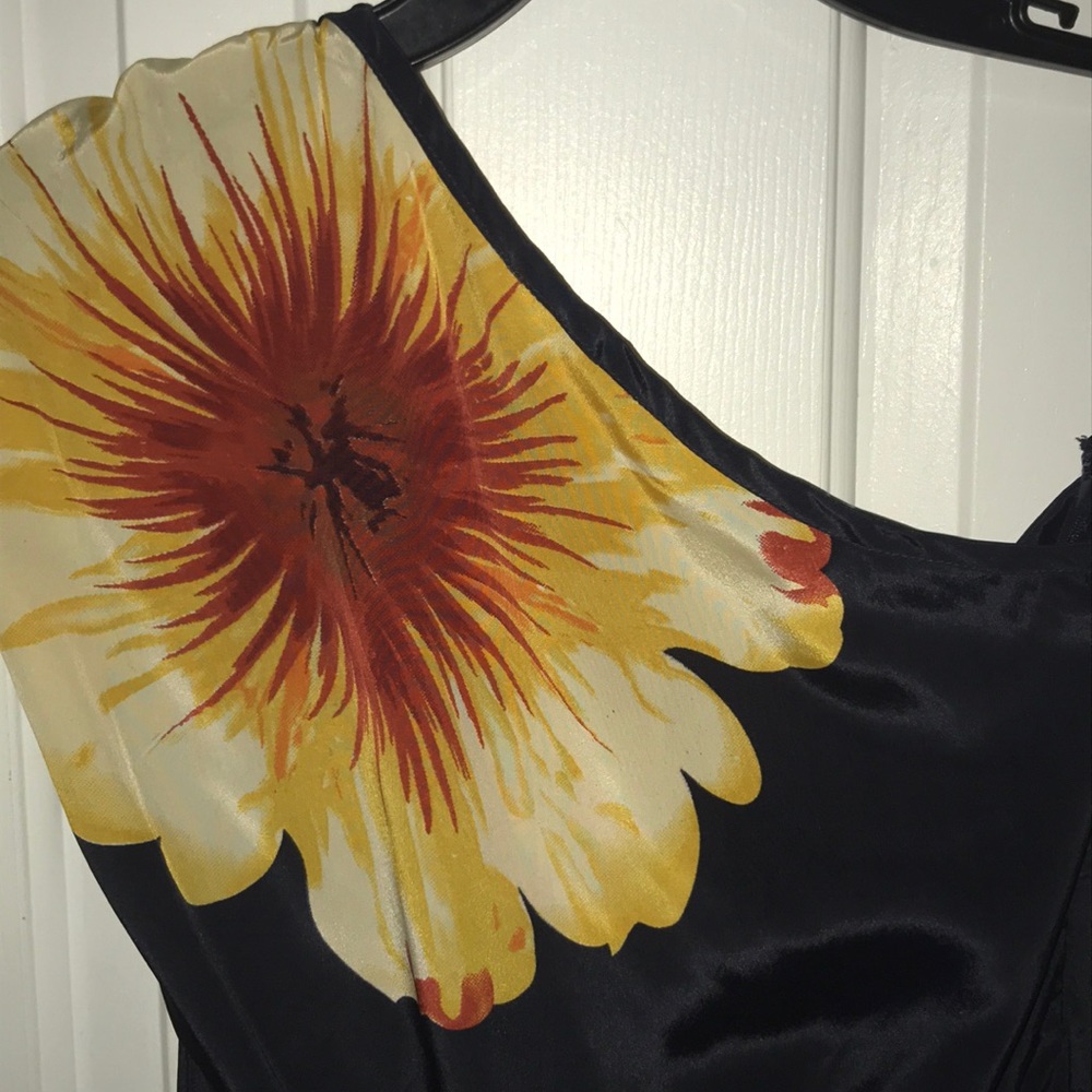 Navy flower jumpsuit